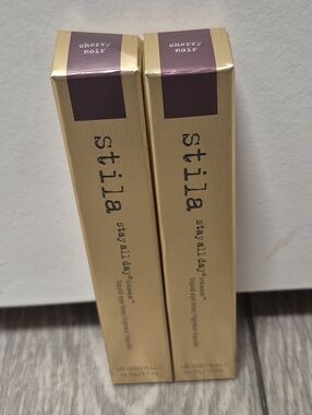 Lot Of 2 Stila Stay All Day Inkwear Liquid Eye Liner. Color; Cherry Noir. 1.7ml